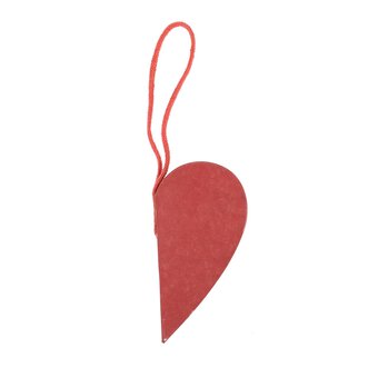 Hanging Paper Heart Decoration 9cm image number 3