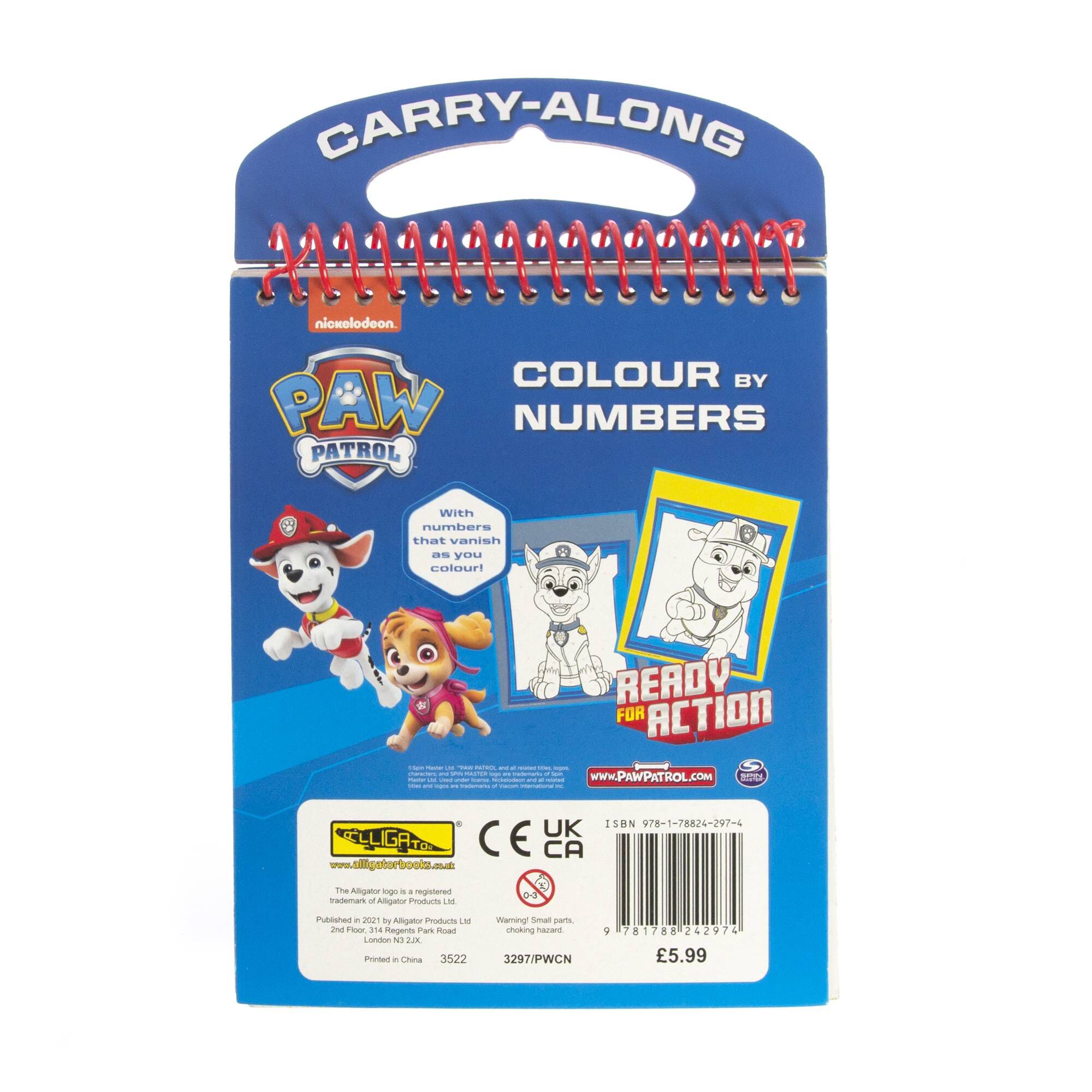 Paw Patrol Colour by Numbers | Hobbycraft