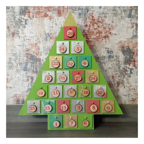 Wooden Advent Tree image number 3