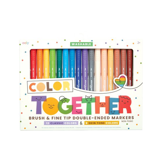 Color Together Double-Ended Markers 18 Pack  image number 1