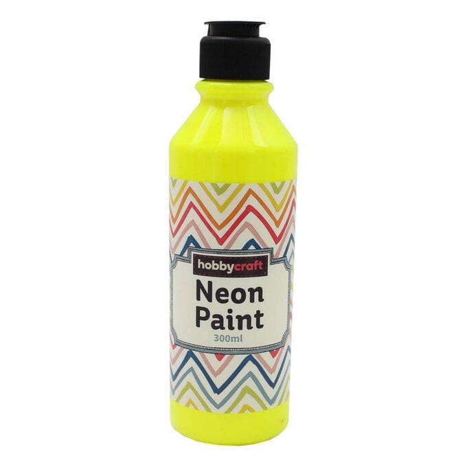 Yellow Neon Paint 300ml image number 1