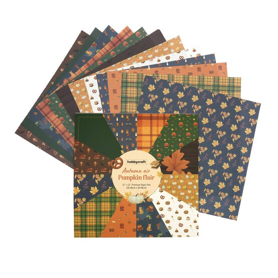 Autumn Air 12 x 12 Inches Paper Pad 24 Sheets image number 1