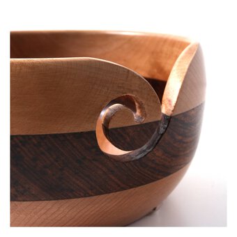 Large Wooden Yarn Bowl