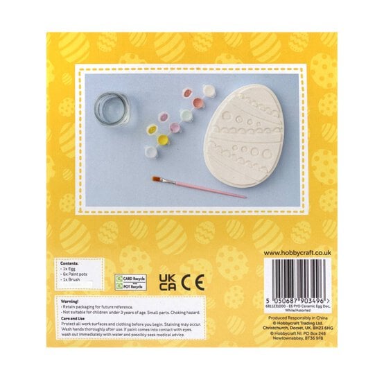 Paint Your Own Ceramic Egg Decoration Kit image number 6