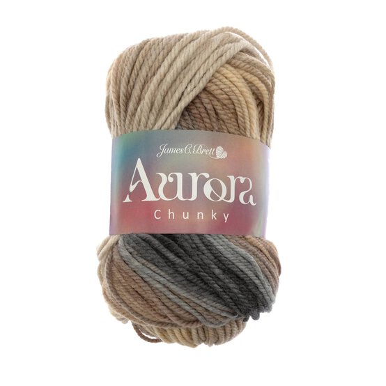 James C Brett Winter Tree Aurora Chunky Yarn 100g image number 1