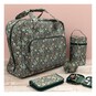 Floral Wood Block Sewing Machine Bag image number 4