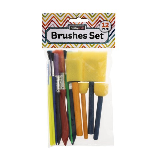 Kids Paint Brush Set 12 Pack image number 4