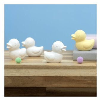 Mini Plaster Ducks 4 Pack