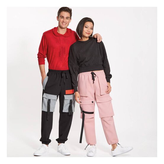 New Look Unisex Cargo Pants Sewing Pattern 6745 (XS-XL) image number 2