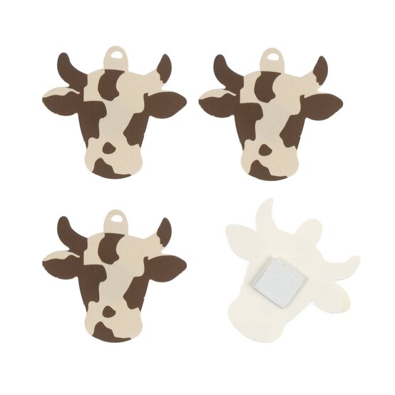 Cow Head Card Toppers 4 Pack image number 3