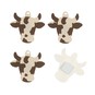 Cow Head Card Toppers 4 Pack image number 3