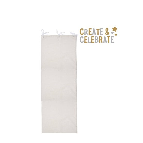 Create & Celebrate Fabric Sign 44cm x 146cm image number 1