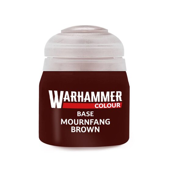 Warhammer Mournfang Brown Base Paint 12ml image number 1