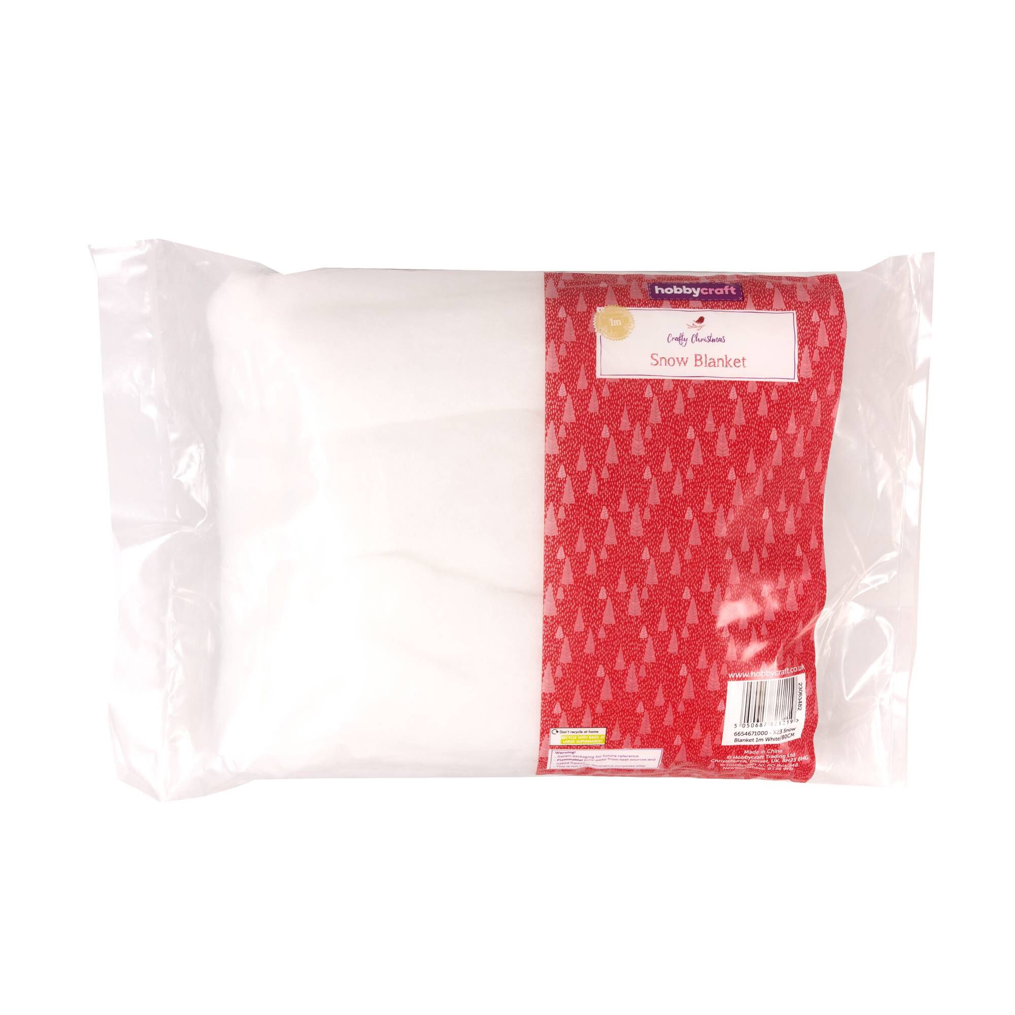 Snow Blanket 80cm x 1m Hobbycraft