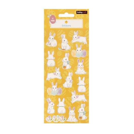 Bunny Paper Stickers 17 Pack image number 1