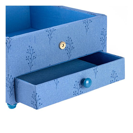 Budding Fern Large Sewing Box with Drawer image number 4