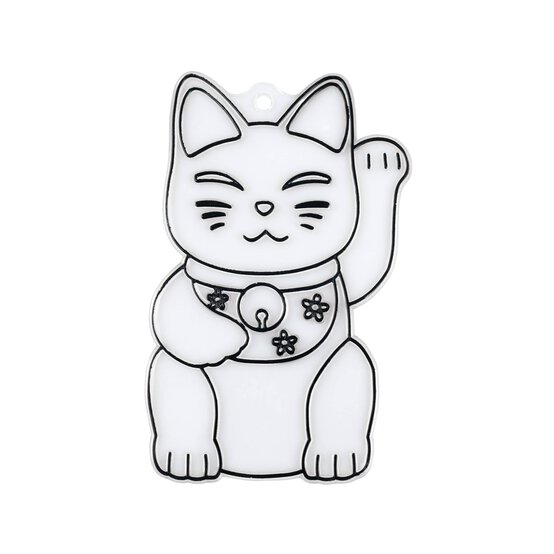 Lucky Cat Plastic Suncatcher image number 3