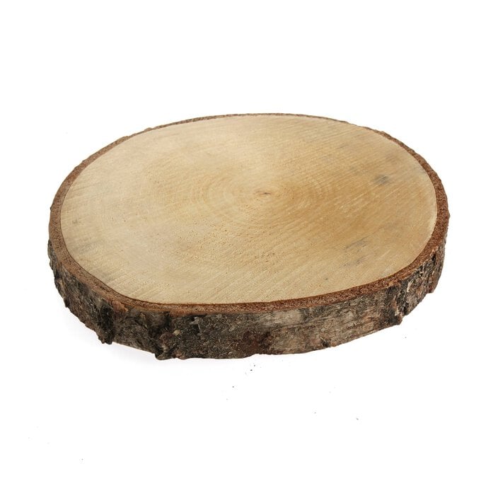 Birch Wooden Slice 20cm image number 1