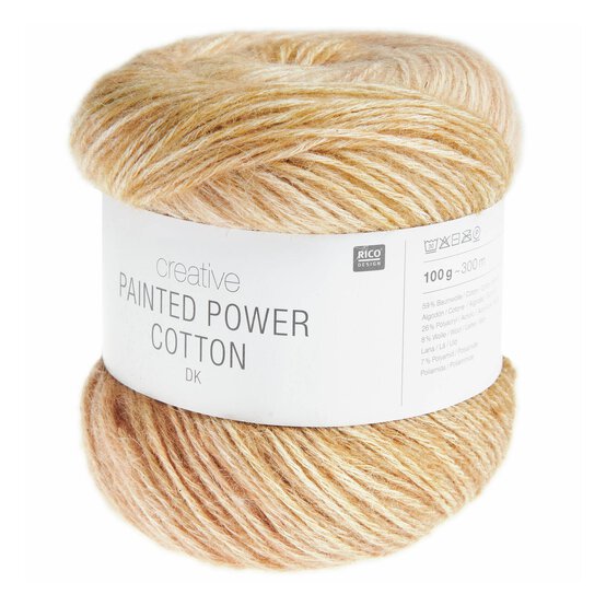 Rico Creative Peaches Painted Power Cotton DK 100g image number 1