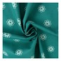 Green Flower Single Cotton Fat Quarter image number 2