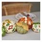 Mache Pumpkin with Leaves 13cm image number 2