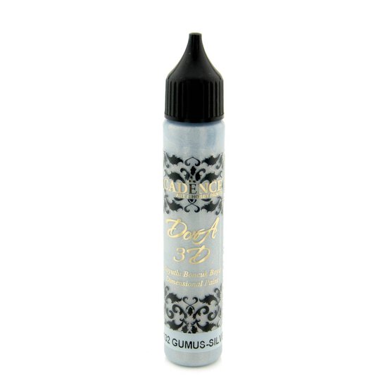 Cadence Silver Dora 3D Dimensional Paint 25ml image number 1