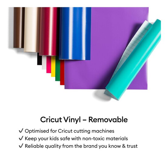 Cricut Navy Premium Removable Vinyl 12 x 48 Inches image number 7