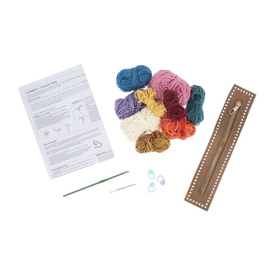 Trimits Granny Square Crochet Bag Kit image number 3