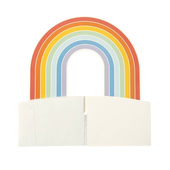 Create & Celebrate Rainbow Honeycomb Decoration