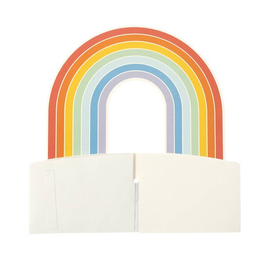 Create & Celebrate Rainbow Honeycomb Decoration image number 2