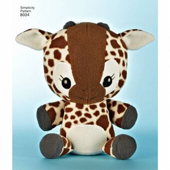 Simplicity Stuffed Toy Animal Sewing Pattern 8034 image number 6