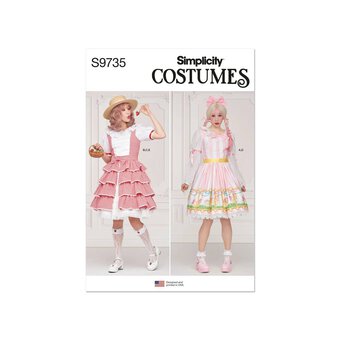 Simplicity Women's Costume  Sewing Pattern S9735 (R5 14-22)