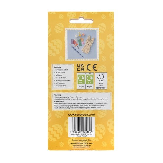 Decorate Your Own Wooden Bunny image number 6