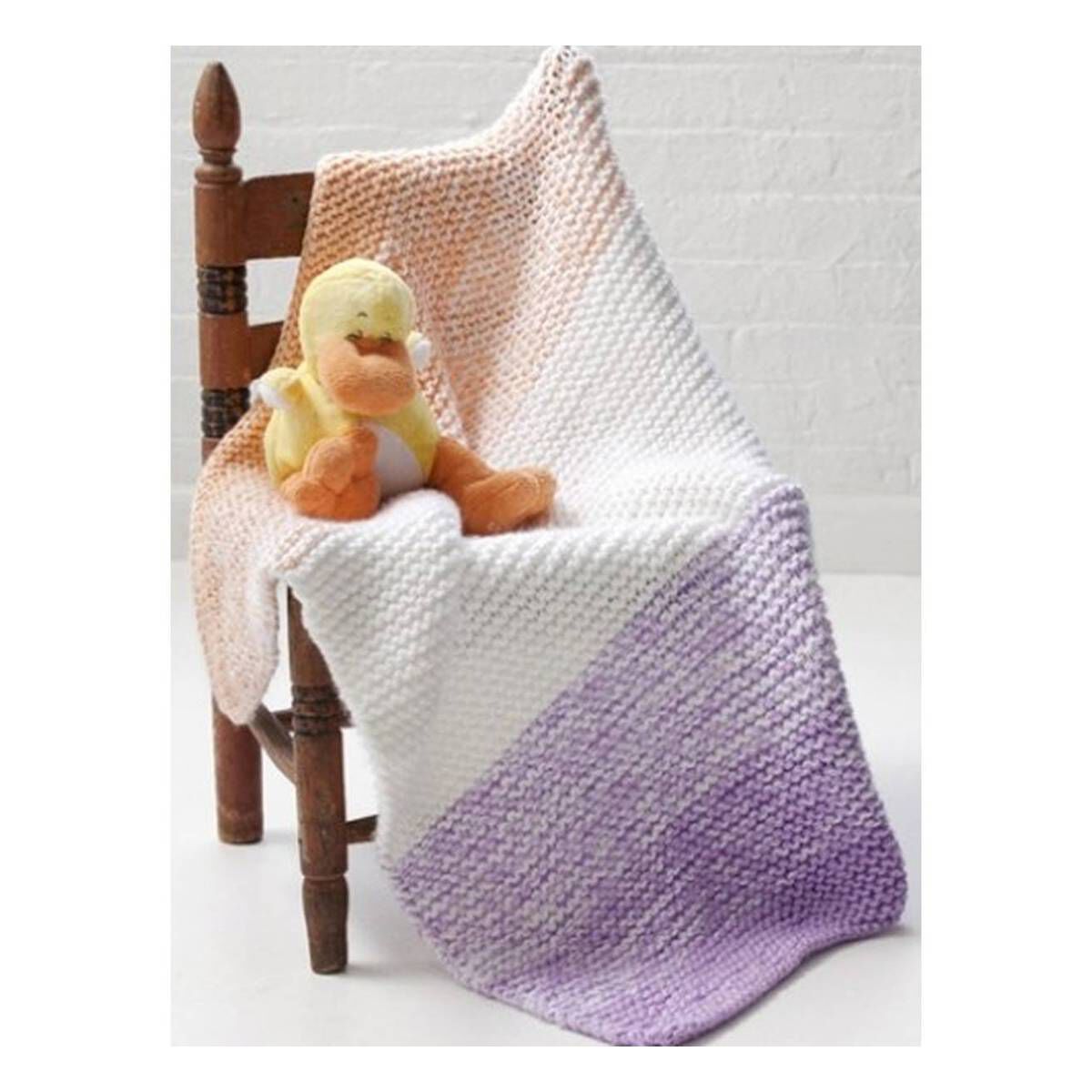 FREE PATTERN Caron Soft 'n Simple Baby Blanket Hobbycraft