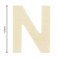 Small Wooden Letter N 6.5cm image number 4