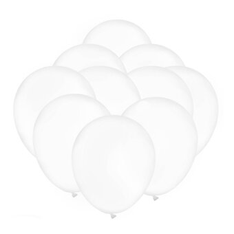 Transparent Latex Balloons 10 Pack
