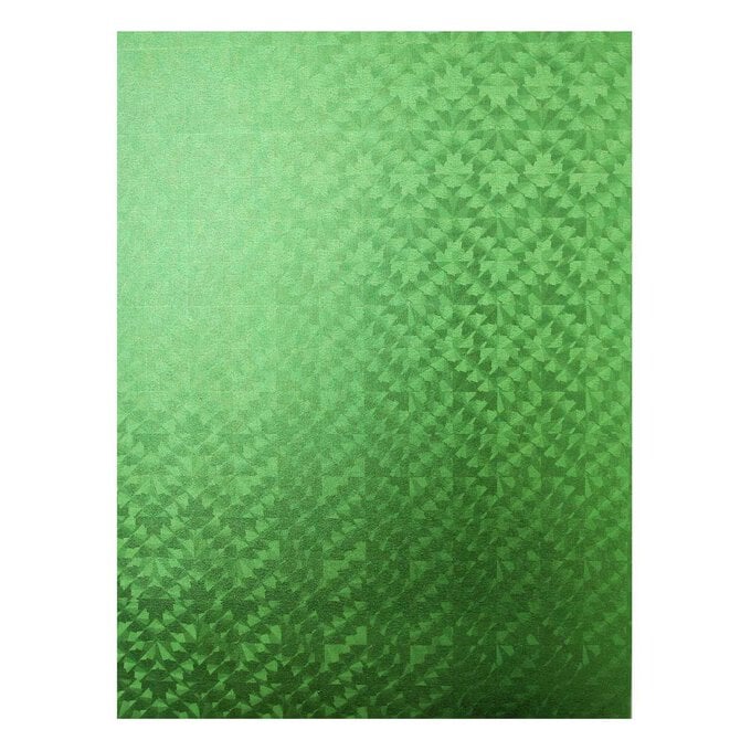 Green Hologram Foam Sheet 22.5cm x 30cm image number 1