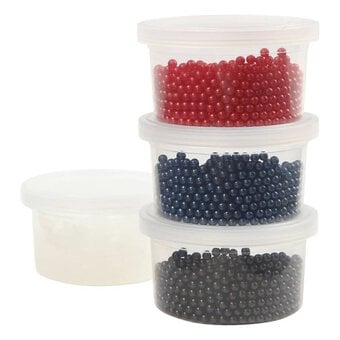 Blue Red and Black Pearl Clay 25g 3 Pack image number 2