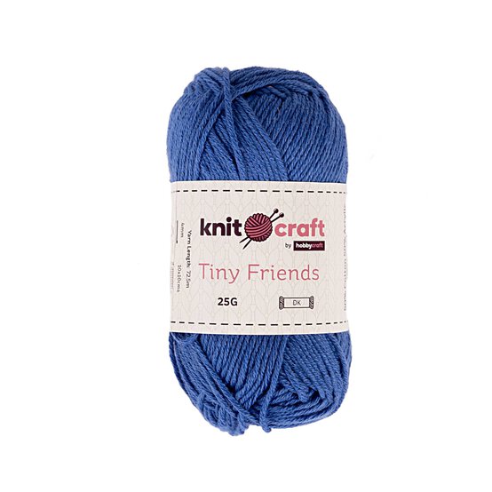 Knitcraft Blue Tiny Friends Yarn 25g image number 1