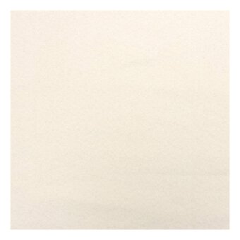Cream Felt Fabric by the Metre