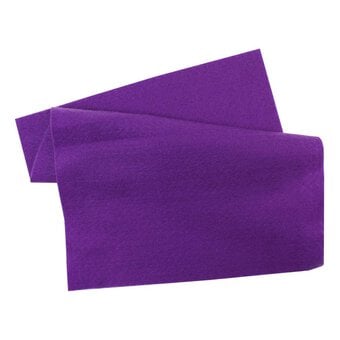 Purple Polyester Felt Sheet A4