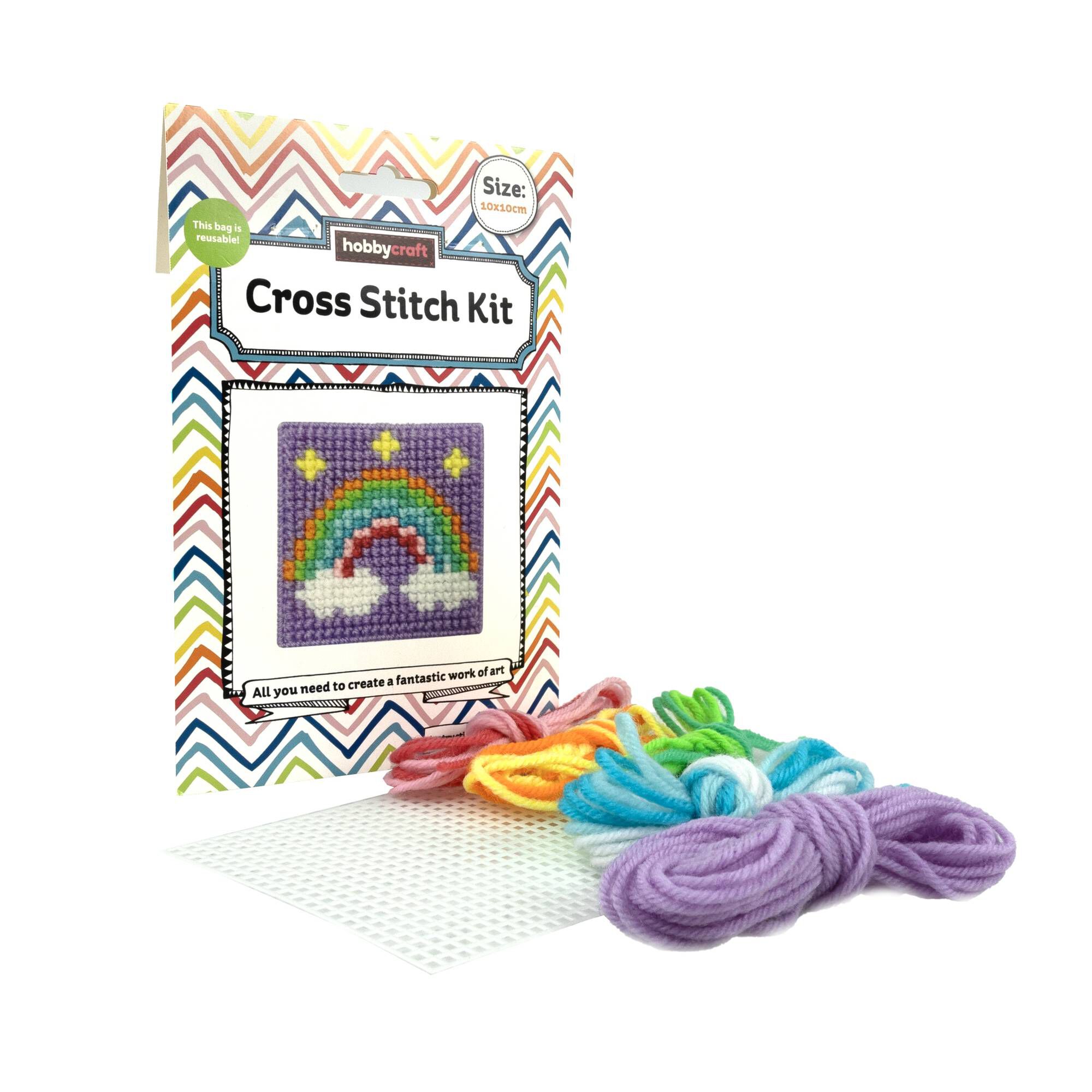 Rainbow Cross Stitch Kit Hobbycraft
