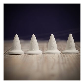Ceramic Witch Hats 4 Pack 