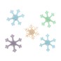 Acrylic Snowflakes 5 Pack image number 1