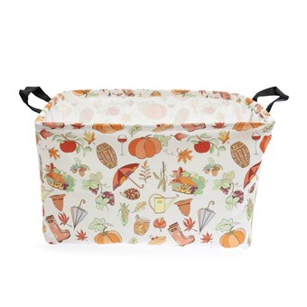 Autumn Collapsible Basket 38cm x 26cm
