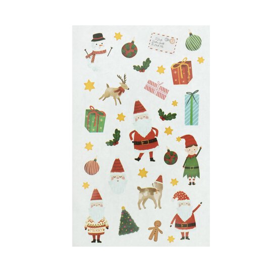 Novelty Santa Sticker Sheet image number 1
