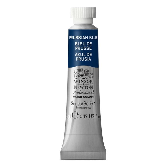 Winsor & Newton Prussian Blue Professional Watercolour Tube 5ml image number 1