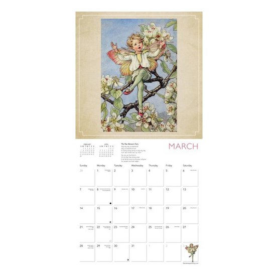 Flower Fairies Wall Calendar 2027 image number 2