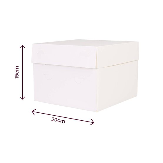 White Cake Box 8 Inches image number 4