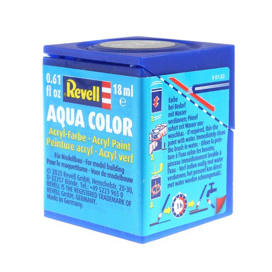 Revell Steel Metallic Aqua Colour Acrylic Paint 18ml (191) image number 4